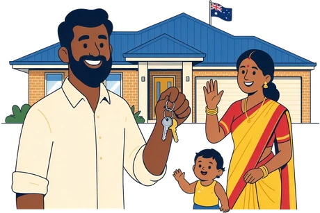 Graduate settled in Australia with his family