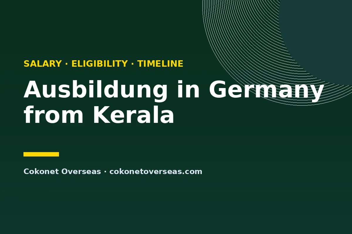 Germany Ausbildung from Kerala: Salary, Eligibility, Timeline cover