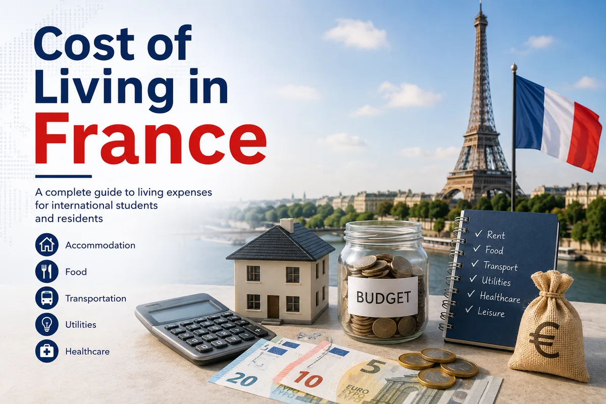 Cost of Living in France: A Complete Guide for International Students cover