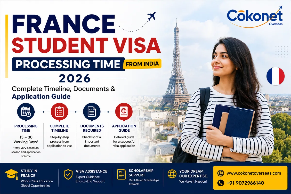 France Student Visa Processing Time from India 2026 cover