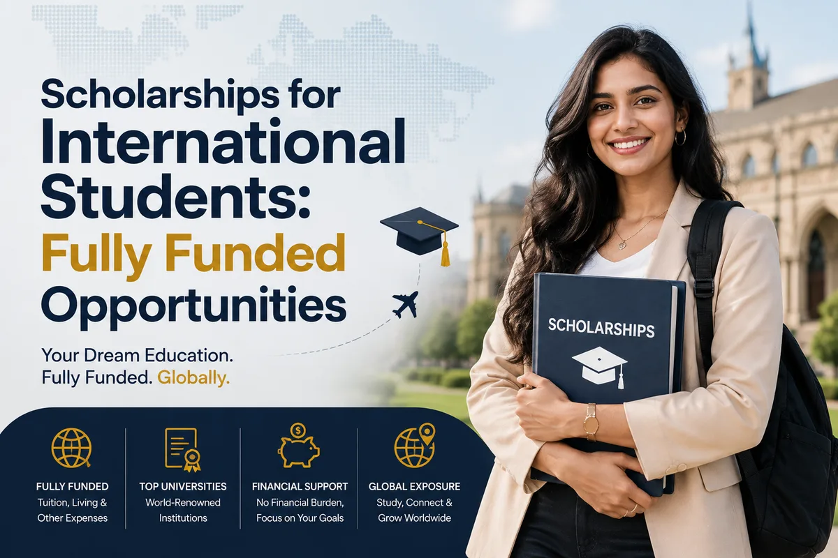 Scholarships for International Students: Fully Funded Opportunities cover
