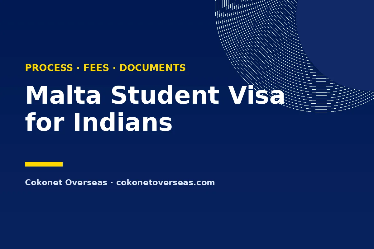 Malta Student Visa for Indians: Process, Fees, Documents cover