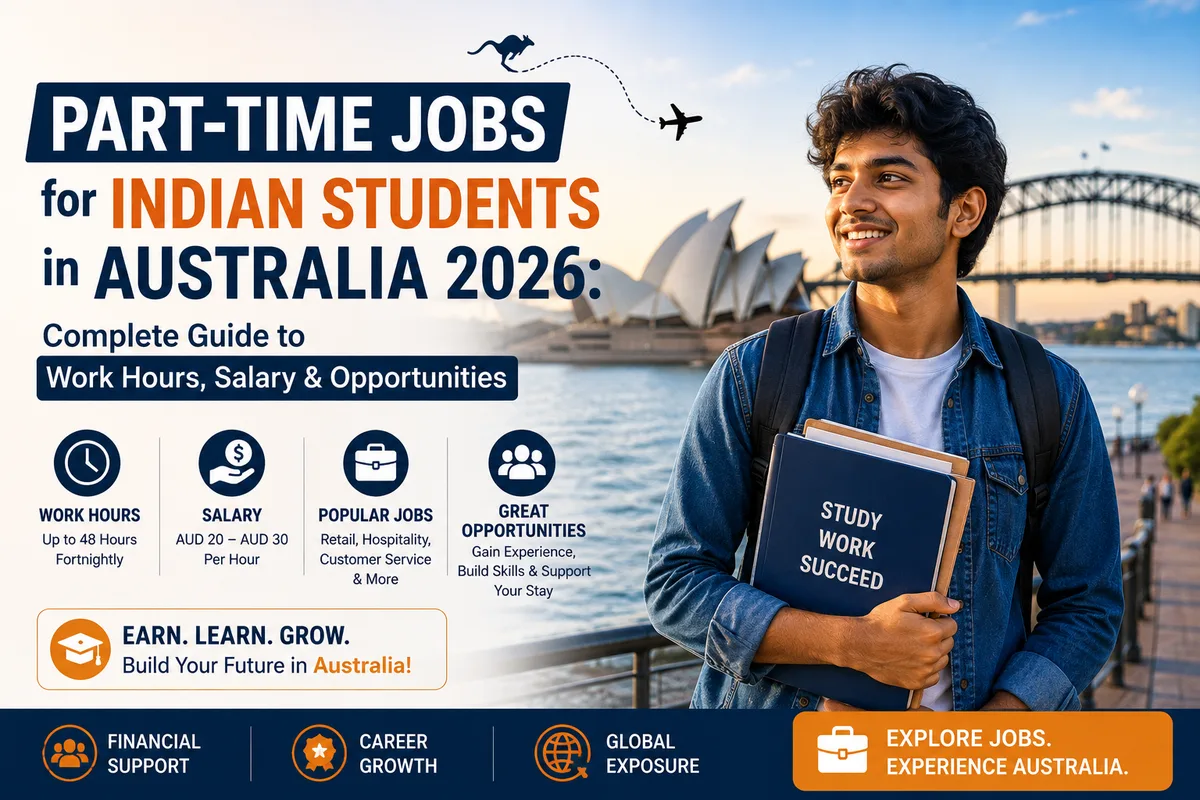 Part-Time Jobs for Indian Students in Australia 2026 cover