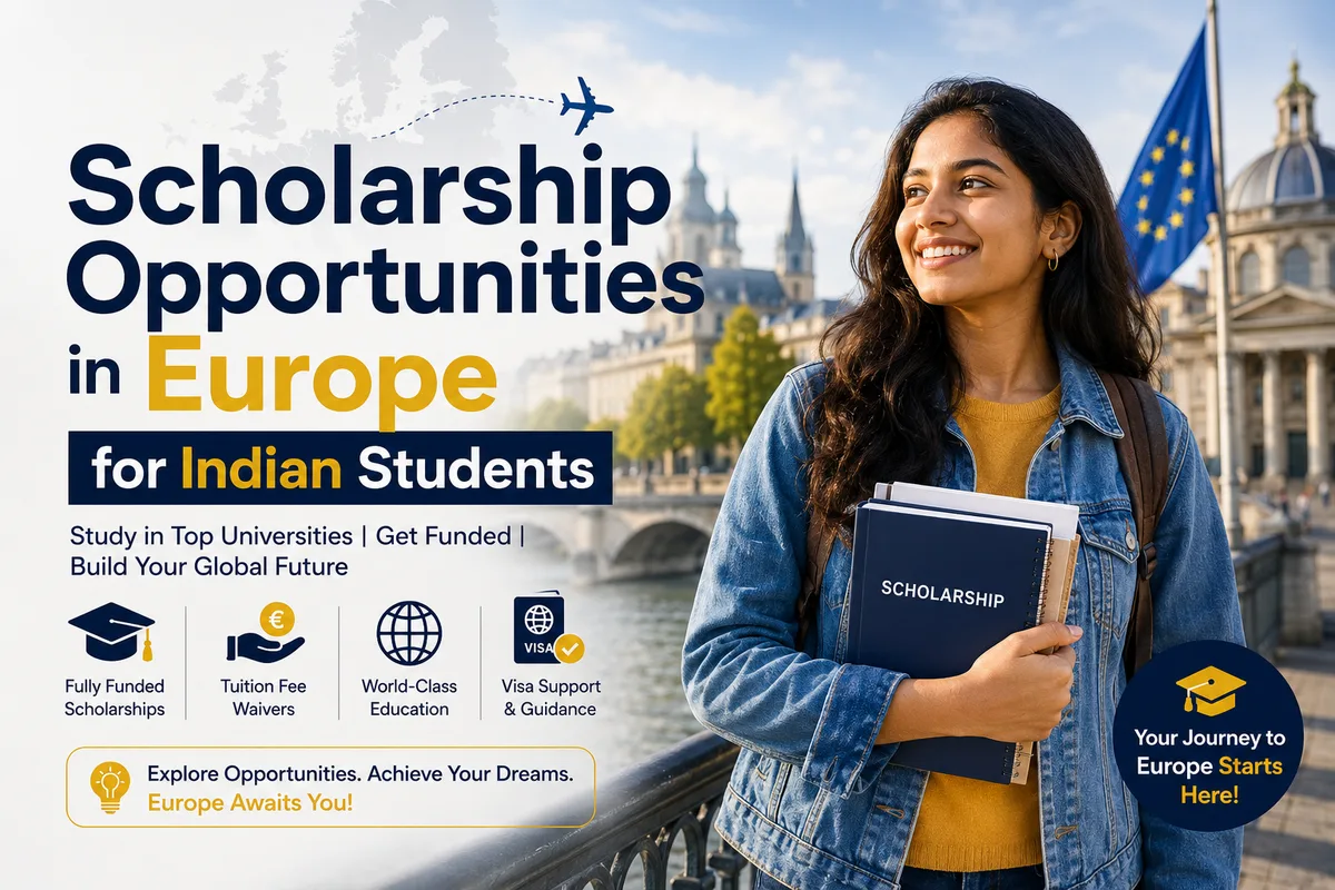 Scholarship Opportunities in Europe for Indian Students — cover image