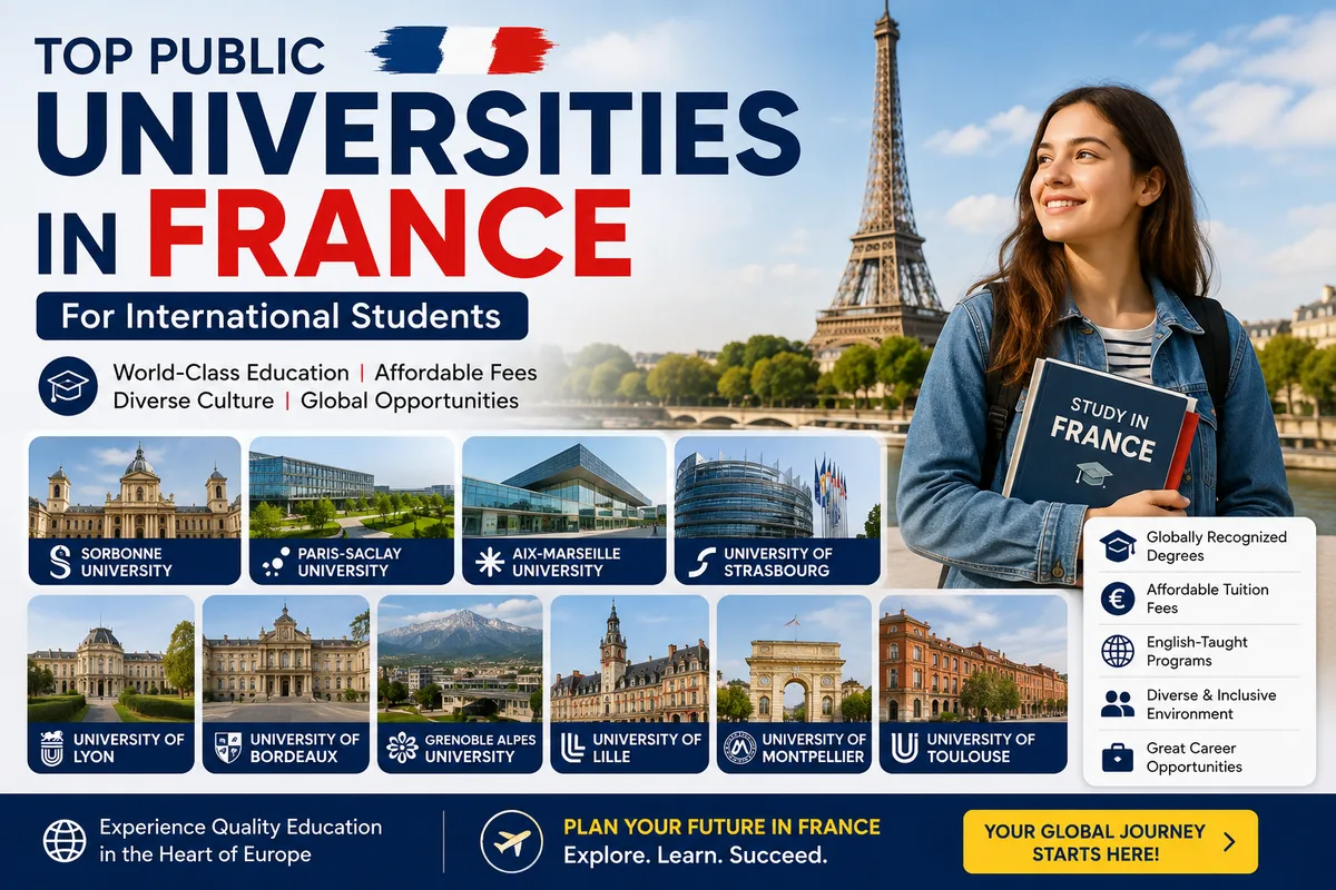 Top Public Universities in France for International Students cover