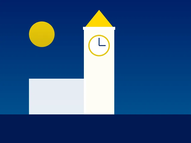Illustration of Big Ben representing study in the United Kingdom